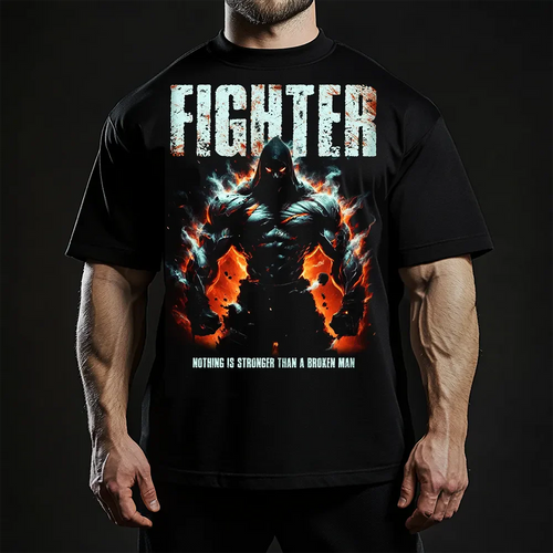 Oversized Μπλουζάκι Fighter