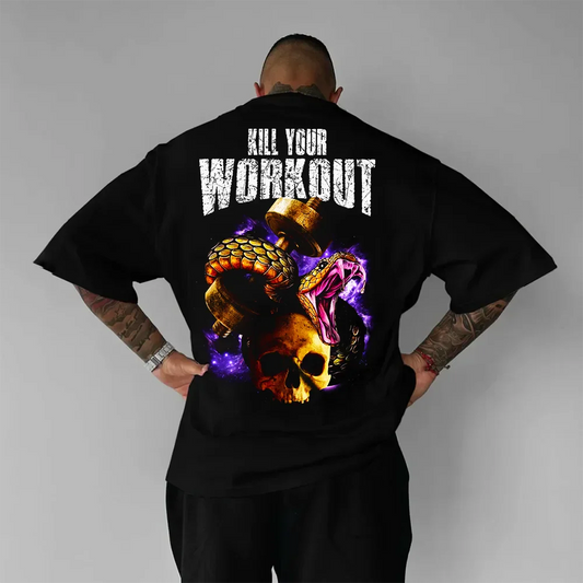 Oversized μπλουζάκι Kill Your Workout