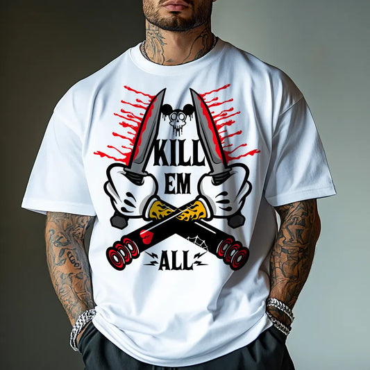 Oversized μπλουζάκι Kill Em All