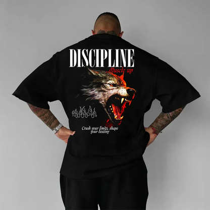 Oversized μπλουζάκι Discipline