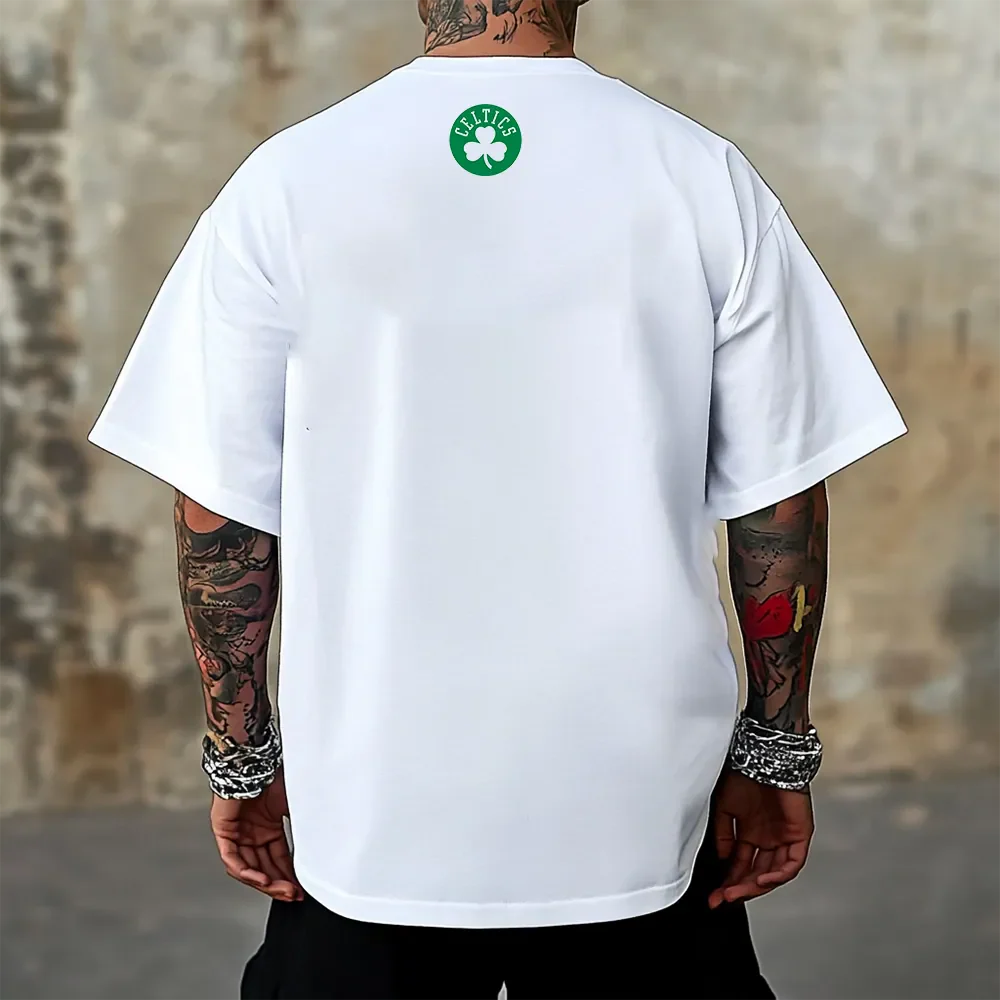 Oversized μπλουζάκι Boston Color wh