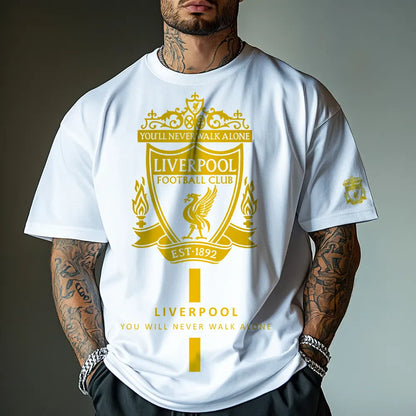 Oversized Μπλουζάκι Liverpool Gold wh
