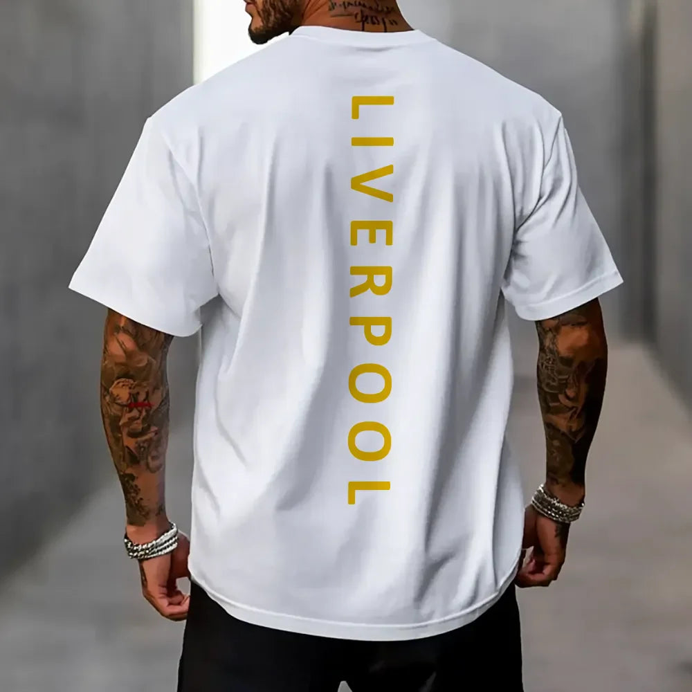 Oversized Μπλουζάκι Liverpool Gold wh