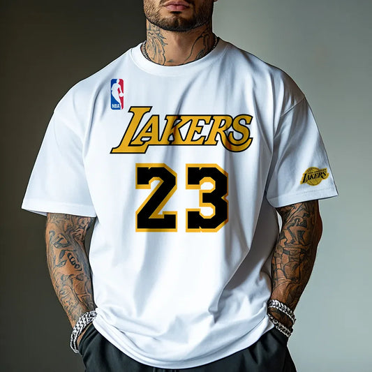 Oversized Μπλουζάκι Lakers23 wh