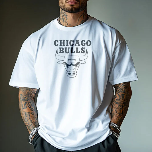 Oversized μπλουζάκι BullsBl wh
