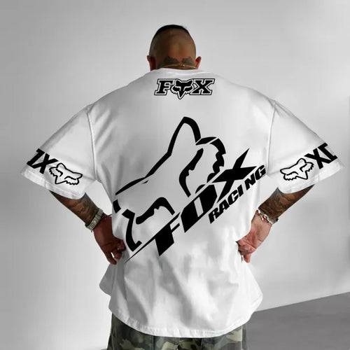 Oversized μπλουζάκι FoxRacing wh