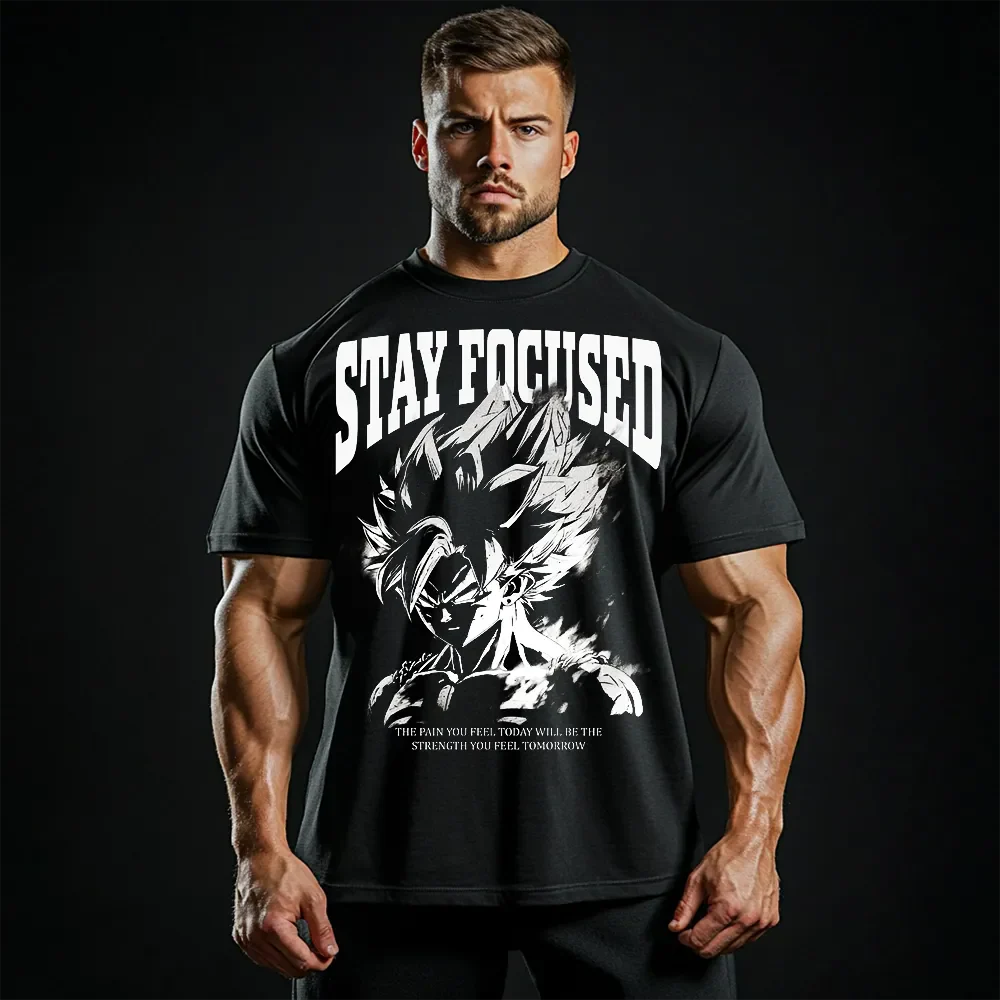 Oversized Μπλουζάκι Stay Focused