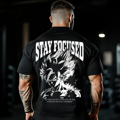 Oversized Μπλουζάκι Stay Focused