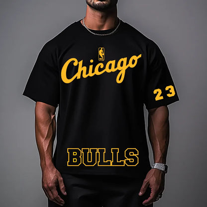 Oversized Μπλουζάκι BullsGold