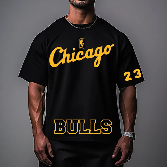 Oversized Μπλουζάκι BullsGold