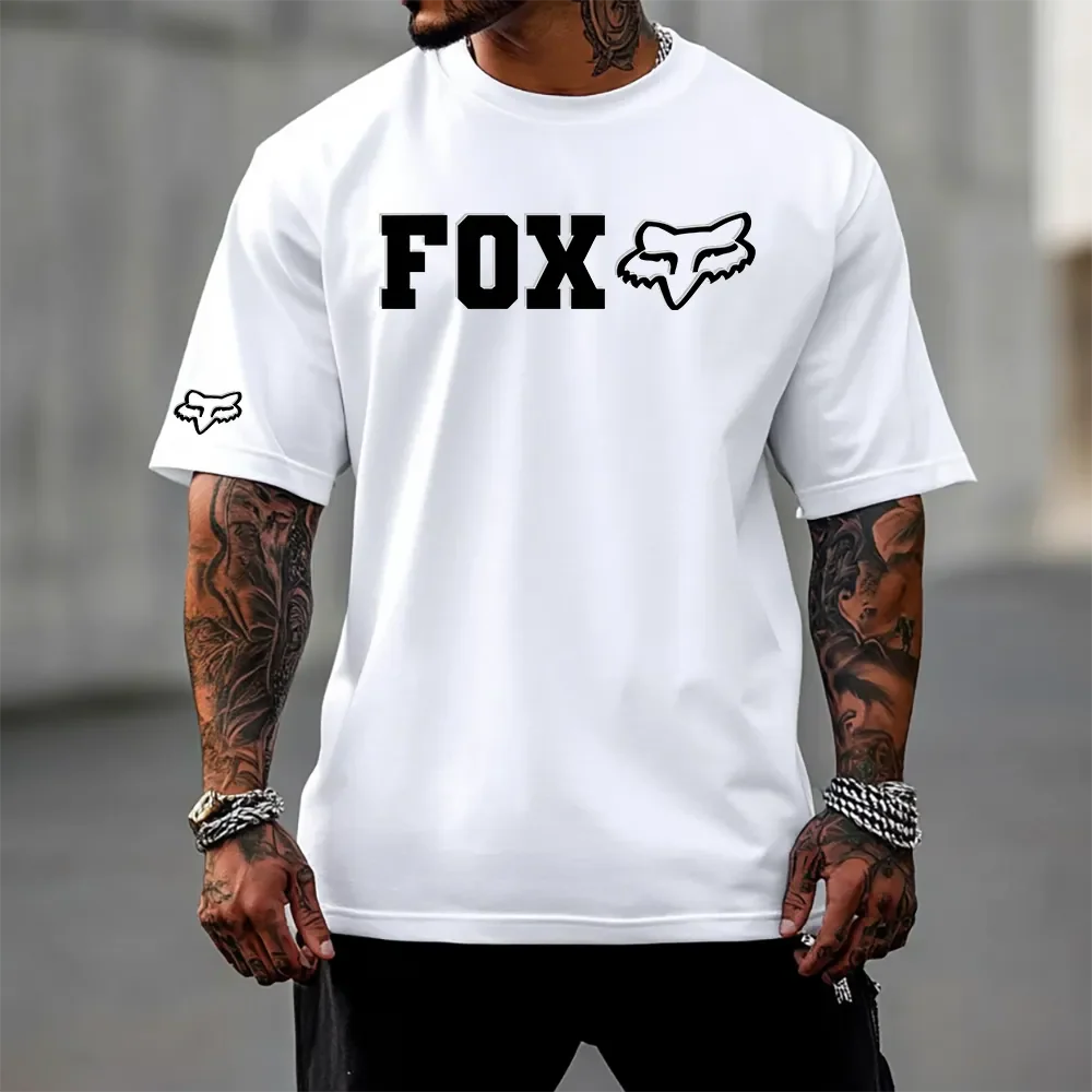 Oversized μπλουζάκι Foxxxx Λευκό