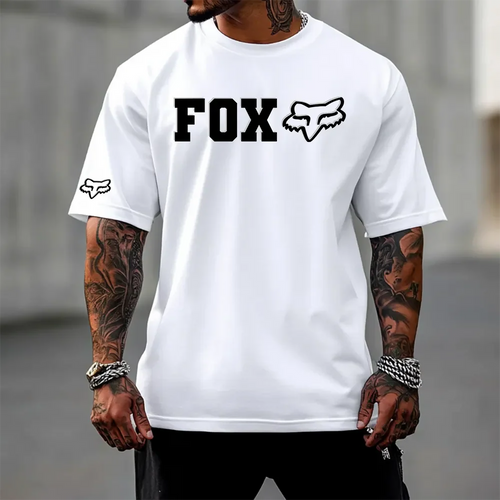 Oversized μπλουζάκι Foxxxx Λευκό