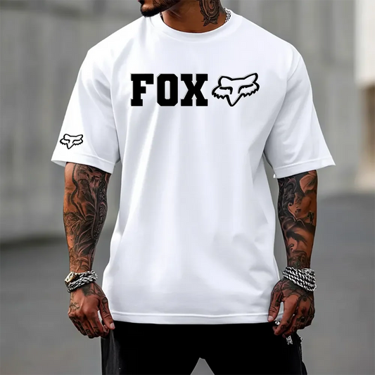 Oversized μπλουζάκι Foxxxx Λευκό