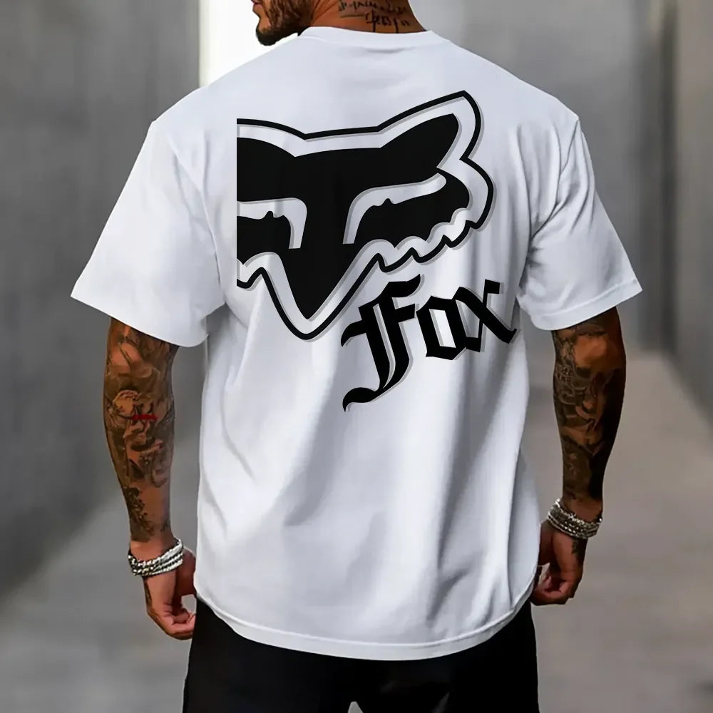 Oversized μπλουζάκι Foxxxx Λευκό