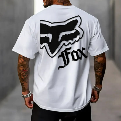 Oversized μπλουζάκι Foxxxx Λευκό