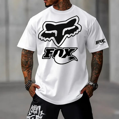 Oversized μπλουζάκι FoxxxGraph wh2