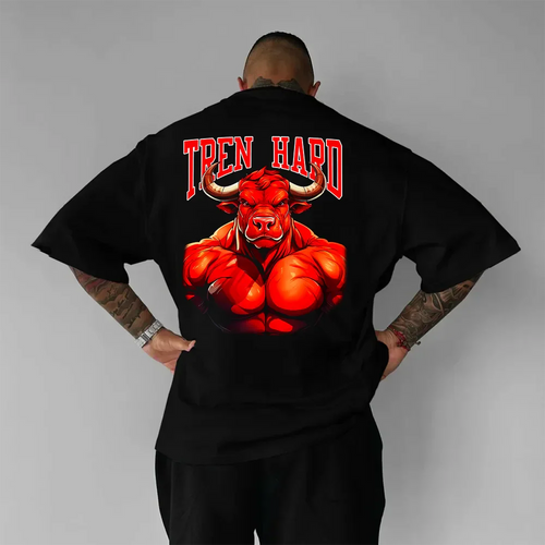 Oversized Μπλουζάκι Tren Hard Bull