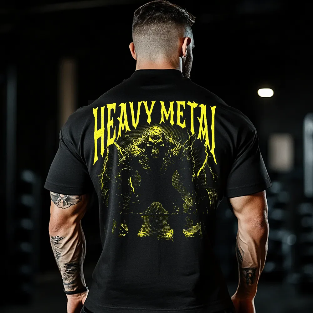 Oversized Μπλουζάκι Heavy Metal