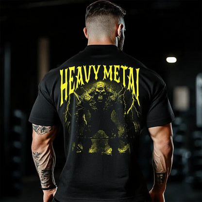 Oversized Μπλουζάκι Heavy Metal