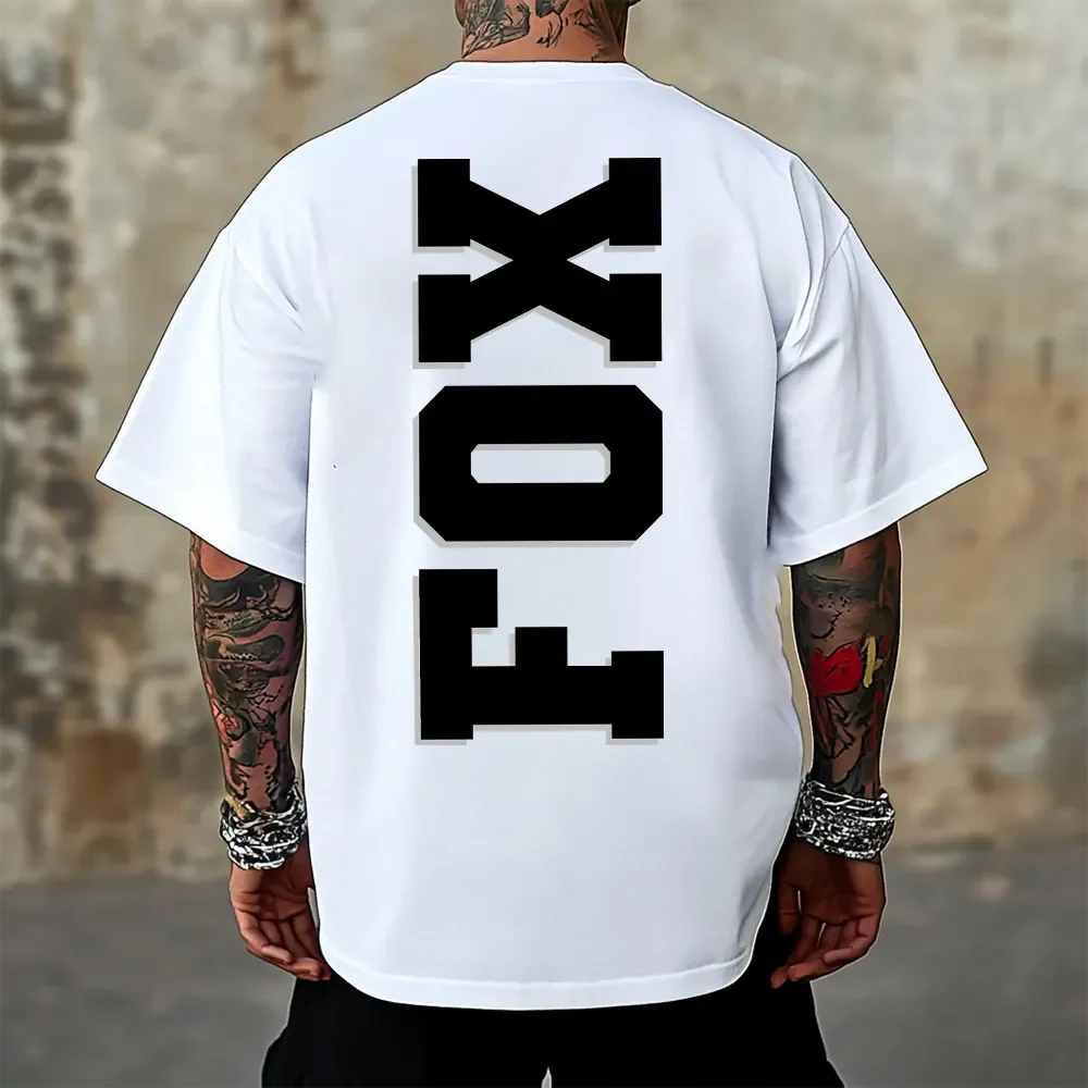 Oversized μπλουζάκι Foxxx wh