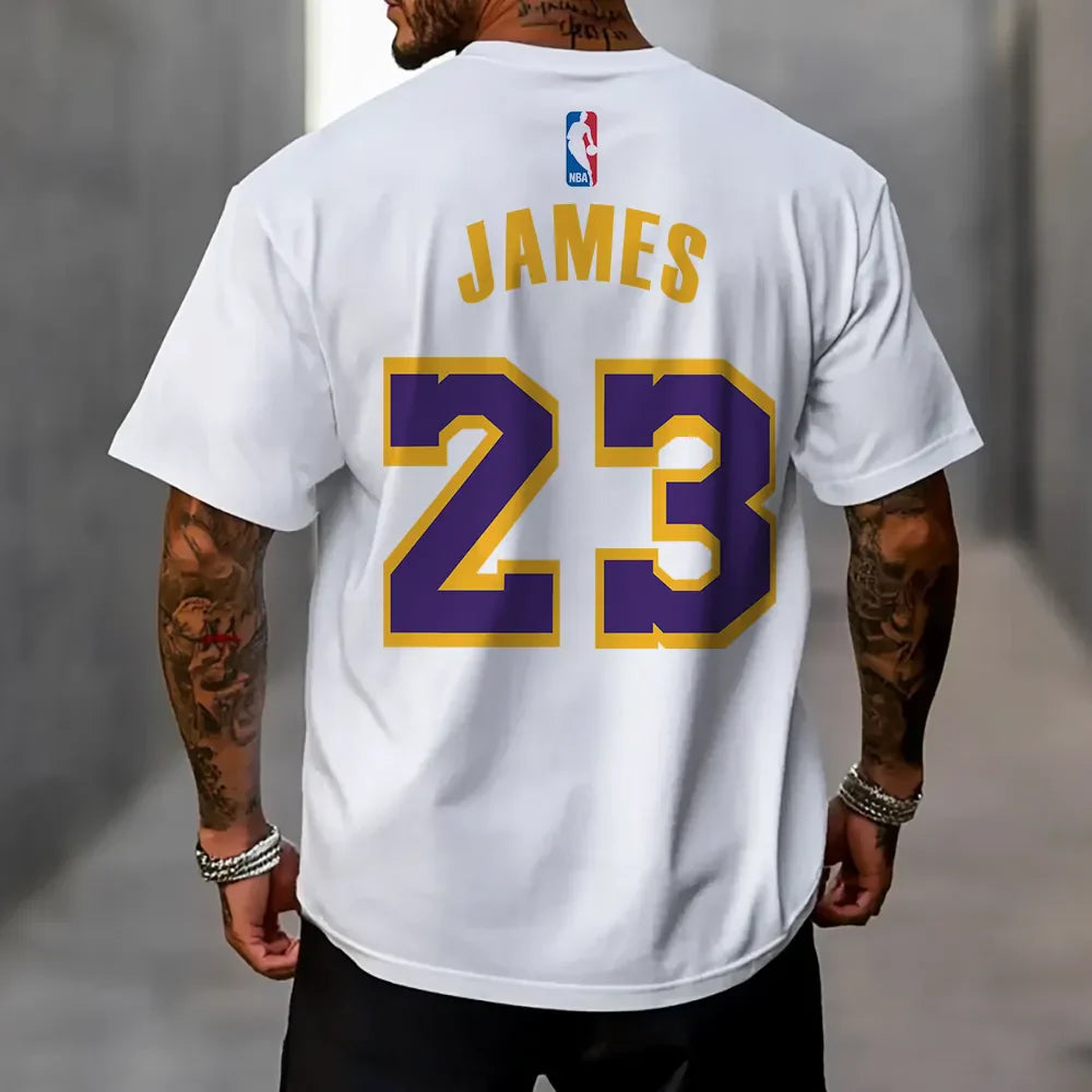Oversized Μπλουζάκι James23 Wh