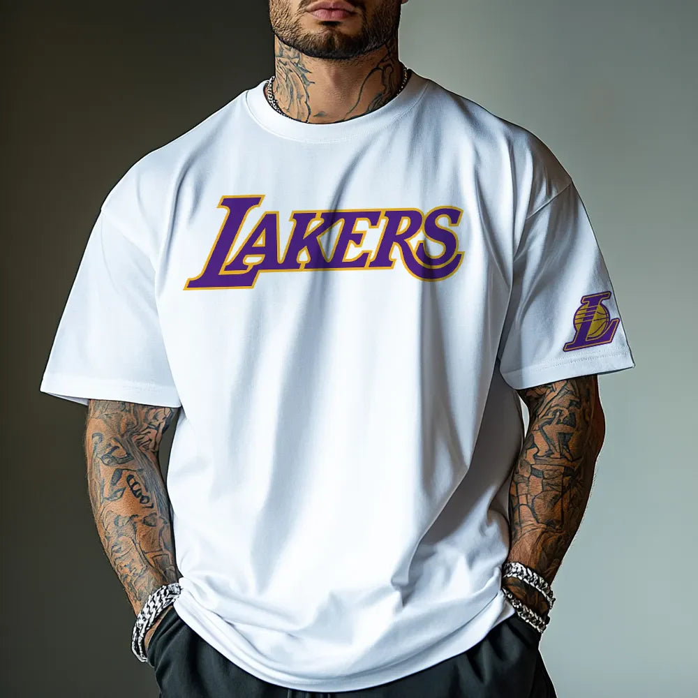 Oversized Μπλουζάκι Lakers24 wh2