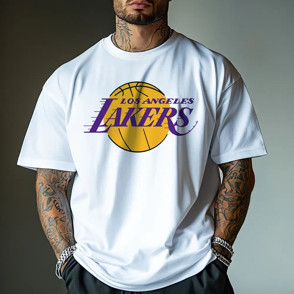 Oversized Μπλουζάκι Lakers24 wh3