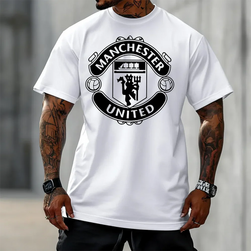 Oversized Μπλουζάκι ManUNTD B/W wh