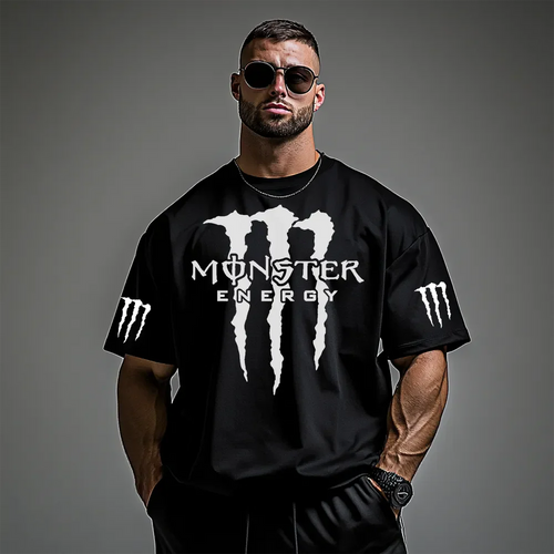 Oversized Μπλουζάκι MnstEnergy Wh