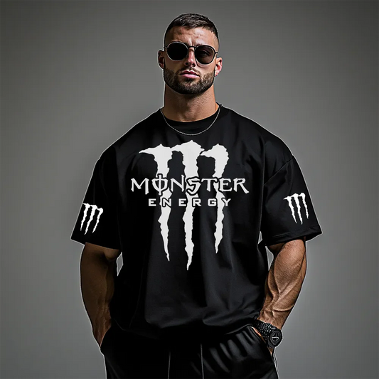Oversized Μπλουζάκι MnstEnergy Wh