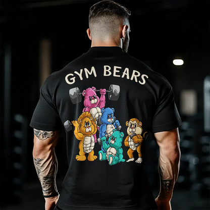 Oversized Μπλουζάκι Gym Bears