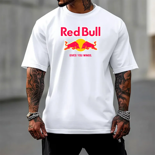 Oversized Μπλουζάκι RedBull Gives You Wings