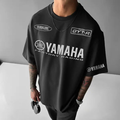 Oversized μπλουζάκι Άνετο YMHA