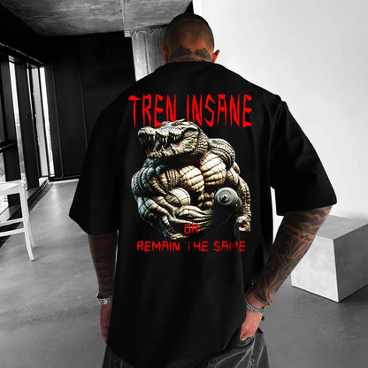 Oversized μπλουζάκι Tren Insane