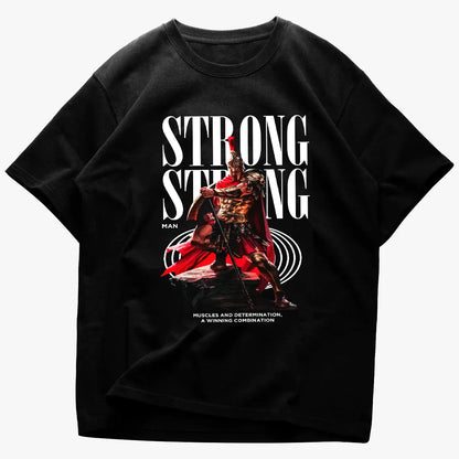 Oversized μπλουζάκι Strong Strong