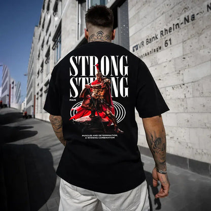Oversized μπλουζάκι Strong Strong