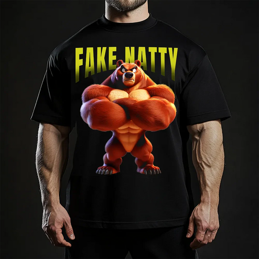 Oversized Μπλουζάκι Fake Natty