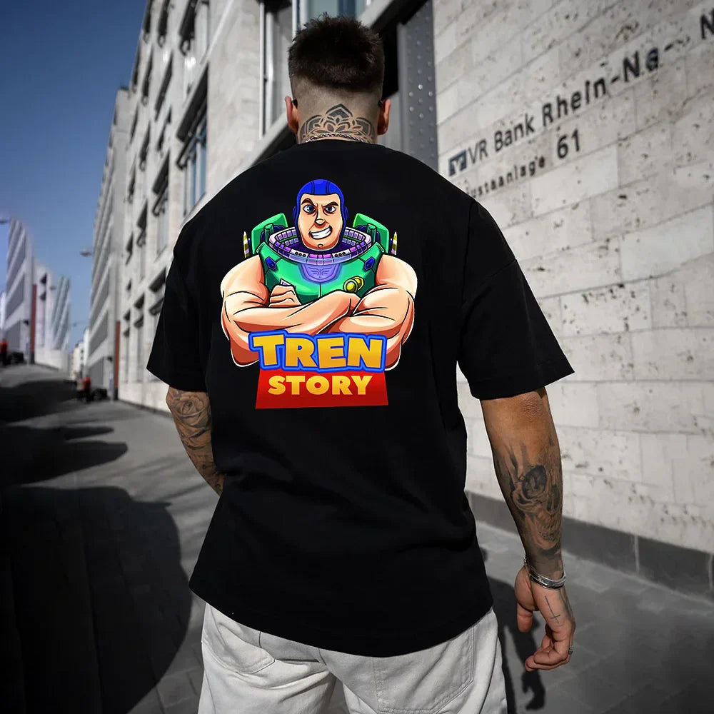 Oversized Μπλουζάκι Tren Story