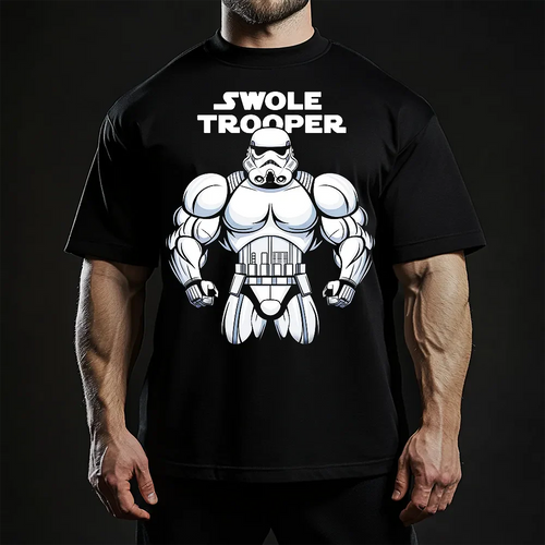 Oversized Μπλουζάκι Swole Trooper