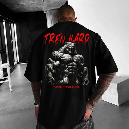 Oversized μπλουζάκι Tren Hard Wolf
