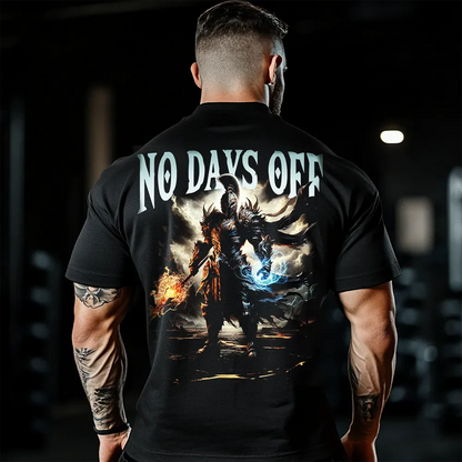 Oversized Μπλουζάκι No Days Off n