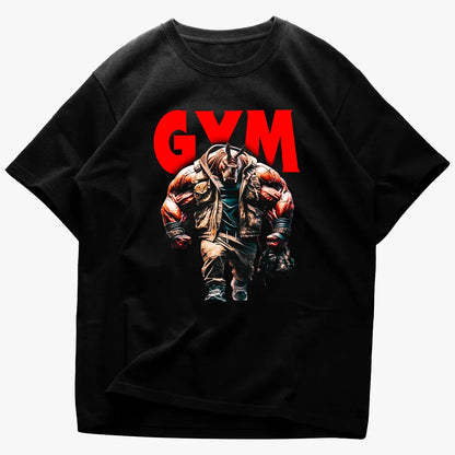 Oversized Μπλουζάκι Gym Rhino