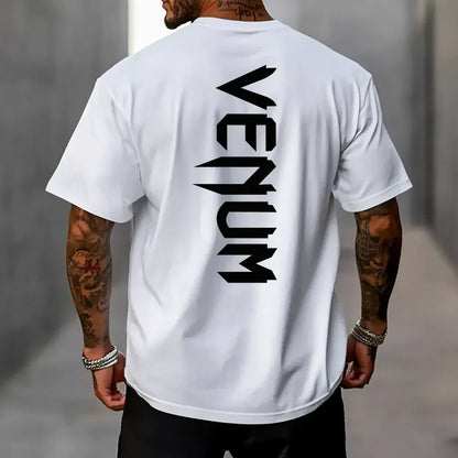 Oversized μπλουζάκι VenuuUFC Μπλε λευκό 2