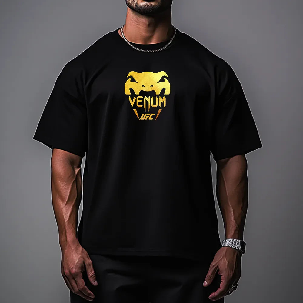 Oversized μπλουζάκι Venu Gold UFC