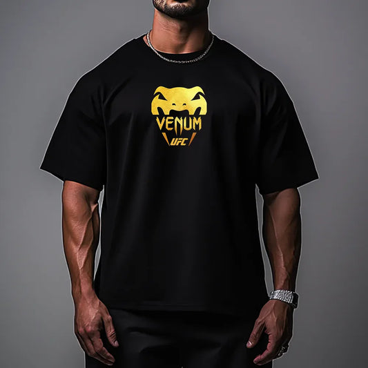 Oversized μπλουζάκι Venu Gold UFC