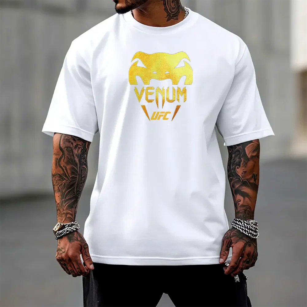 Oversized Μπλουζάκι Venu Gold UFC Λευκό