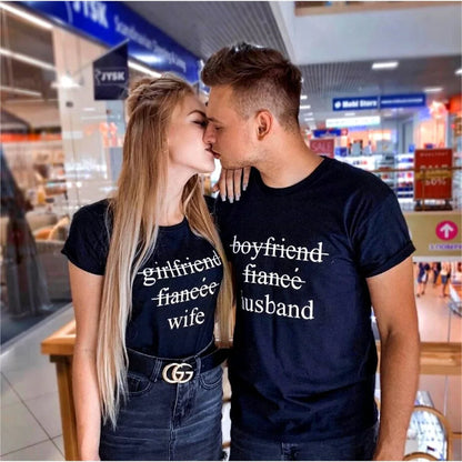 Κοντομάνικα για Ζευγάρια Husband Wife