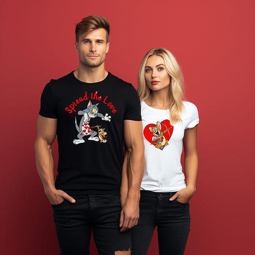 Κοντομάνικα για Ζευγάρια Tom and Jerry