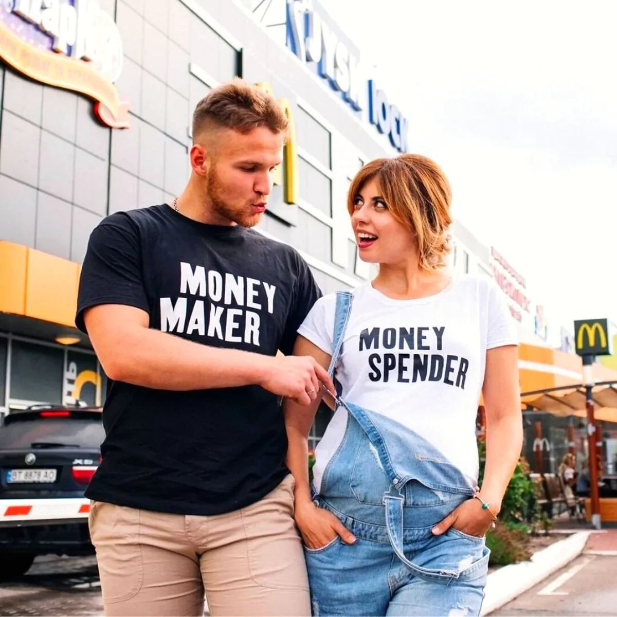 Κοντομάνικα για Ζευγάρια MoneyMaker