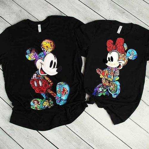 Κοντομάνικα για ζευγάρια M and M Disneyy